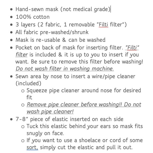 Pink Rainbow Swirl Bird Face Mask, Filti Filter - Picture 9 of 16